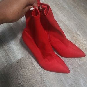 Akira heel booties